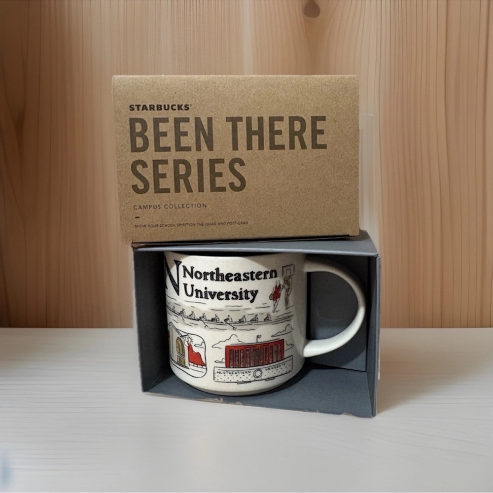Starbucks Northeastern Been There Series 14oz Mug Campus Collection NEW IN BOX